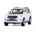 Машина АВТОПАНОРАМА Land Cruiser Prado, 1/24, белый, свет, звук, в/к 24,5х12,5х10,5 см
