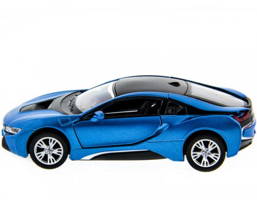 Машина Kinsmart BMW i8 инерция (1/12шт.) 1:36 б/к