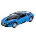 Машина Kinsmart BMW i8 инерция (1/12шт.) 1:36 б/к