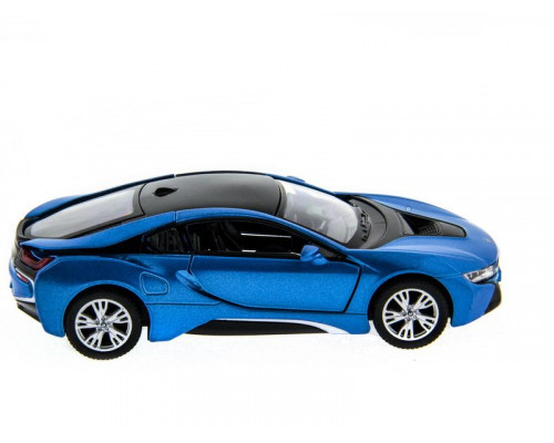Машина Kinsmart BMW i8 инерция (1/12шт.) 1:36 б/к