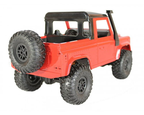 Радиоуправляемая машина MN MODEL английский пикап Defender (красный) 4WD 2.4G 1/12 RTR