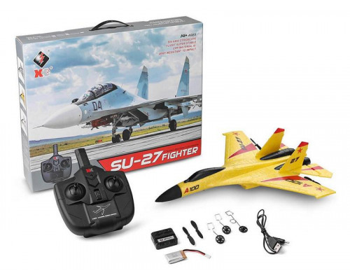 Р/У самолет XK Innovation SU27 340мм EPP 2.4G 3-ch LiPo RTF (белый)