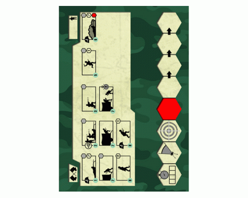 Сборные солдатики ZVEZDA Немецкий штаб, 1/72