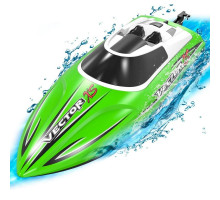 Радиоуправляемый катер Volantex RC Vector S зелёный Brushless 2.4G LiPo RTR