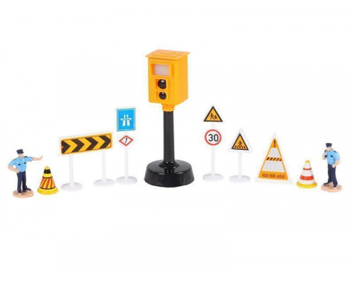 Набор АВТОПАНОРАМА Полиция, 1/46, инерция, в/к 30*13*10 см