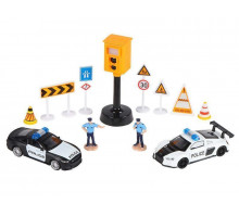 Набор "АВТОПАНОРАМА" "Полиция", 1/46, инерция, в/к 30*13*10 см