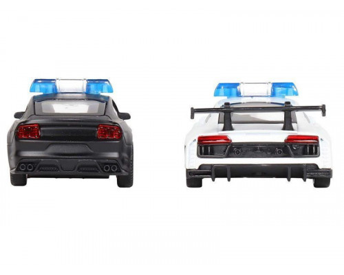 Набор АВТОПАНОРАМА Полиция, 1/46, инерция, в/к 30*13*10 см