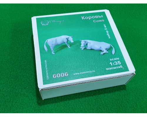 Набор фигурок СВМодель 6006 Коровы, 2 шт, 1/35