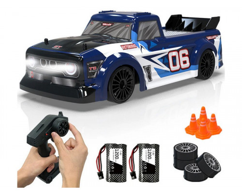 Радиоуправляемый пикап Volantex RC для дрифта синий 4WD 2.4G 1/14 RTR