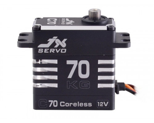 Сервомашинка цифровая JX Servo B70 (87г/72/0.10/12.0V) бесколлекторная, Full metal