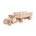 Деревянный конструктор Lemmo Грузовичок ЛТ тягач, 58 деталей