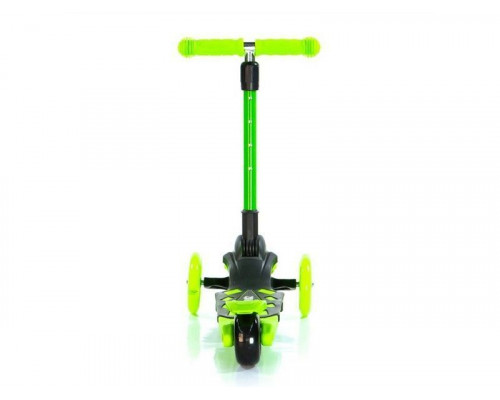 Самокат трехколесный Zumba  (зеленый)