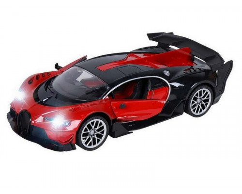 Радиоуправляемая машина AUTODRIVE гоночная, 1/14, красный, 27MHz, пульт-руль, свет, в/к 41*7*32см