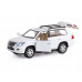 Машина АВТОПАНОРАМА Lexus LX570, белый, 1/32, свет, звук, инерция, в/к 17,5*13,5*9 см