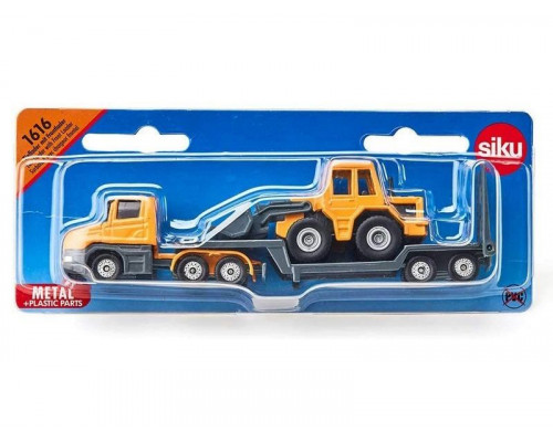 Набор техники Siku 1616 Тягач с бульдозером 1/55