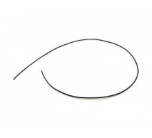 Термоусадочная трубка 4мм черная 1 метр