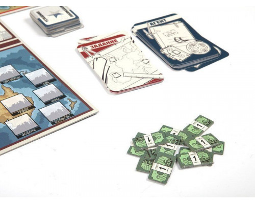 Настольная игра ZVEZDA Агенты. Щит и меч., семейная