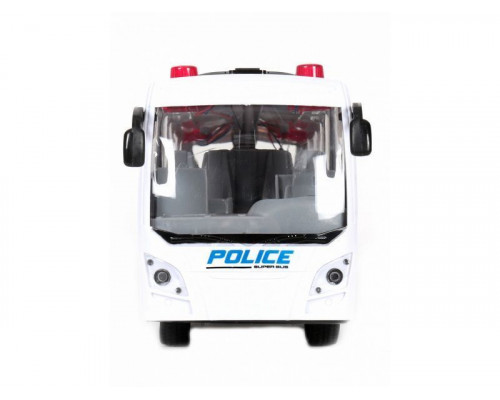 Р/У машина MX  Автобус Полиция (с мигалками) +акб, 1/18