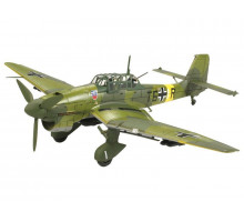 Сборная модель ZVEZDA Немецкий бомбардировщик Юнкерс Ju-87B2 (сборка без клея), 1/72