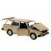 Машина АВТОПАНОРАМА ВАЗ 2104 бежевая,1/24, инерция, Pull Bаck механизм, в/к 10*12*22 cм
