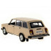 Машина АВТОПАНОРАМА ВАЗ 2104 бежевая,1/24, инерция, Pull Bаck механизм, в/к 10*12*22 cм