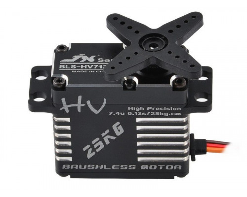 Сервомашинка цифровая JX Servo BLS-HV7125MG (71г/25.8/0.12/7.4V) бесколлекторная, Full metal