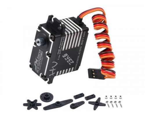 Сервомашинка цифровая JX Servo BLS-HV7125MG (71г/25.8/0.12/7.4V) бесколлекторная, Full metal