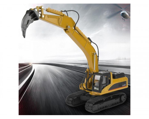 Металлический экскаватор с скарификатором HUI NA TOYS 1/40