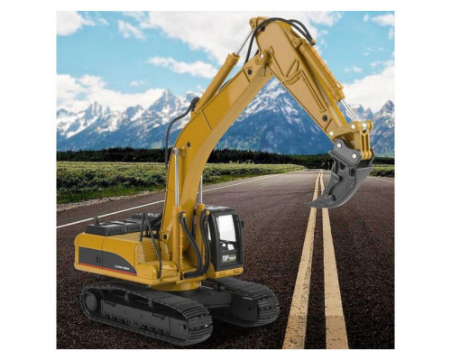 Металлический экскаватор с скарификатором HUI NA TOYS 1/40