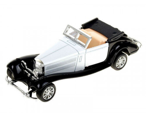 Машина Ideal 1:30-39 Ретромобиль Old Times красно-черный, кабриолет