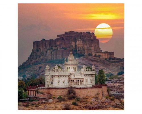 Картины мозаикой 30х30 ФОРТ МЕХРАНГАРХ (квадрат) (30 цветов)