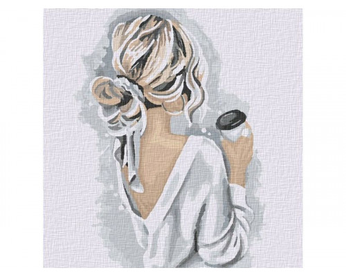 Картина по номерам 30Х30 УТРЕННЕЕ НАСТРОЕНИЕ (16 цветов)