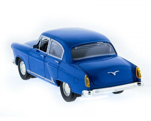 Машина АВТОПАНОРАМА ГАЗ-21 Волга 1/24 в/к  26*12*11см, синяя
