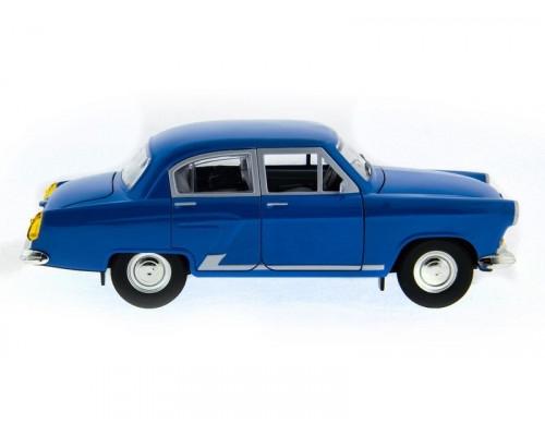 Машина АВТОПАНОРАМА ГАЗ-21 Волга 1/24 в/к  26*12*11см, синяя