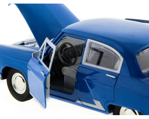Машина АВТОПАНОРАМА ГАЗ-21 Волга 1/24 в/к  26*12*11см, синяя