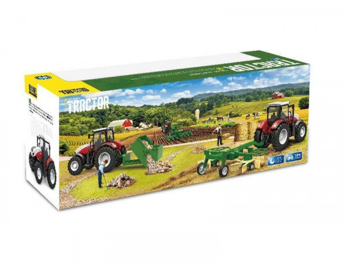 Р/У фермерский трактор Korody с роторной косилкой 1/24 2.4G 6CH RTR