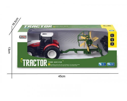 Р/У фермерский трактор Korody с роторной косилкой 1/24 2.4G 6CH RTR