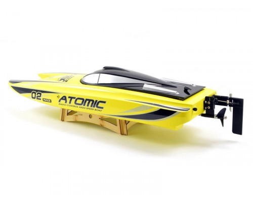 Радиоуправляемый катамаран Volantex RC ATOMIC 700 желтый Brushless PNP