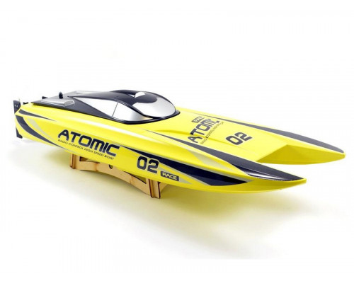 Радиоуправляемый катамаран Volantex RC ATOMIC 700 желтый Brushless PNP