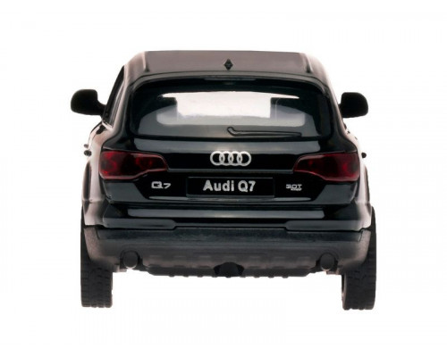 Машина АВТОПАНОРАМА Audi Q7, черный, 1/43, инерция, откр. двери, в/к 17,5*12,5*6,5 см