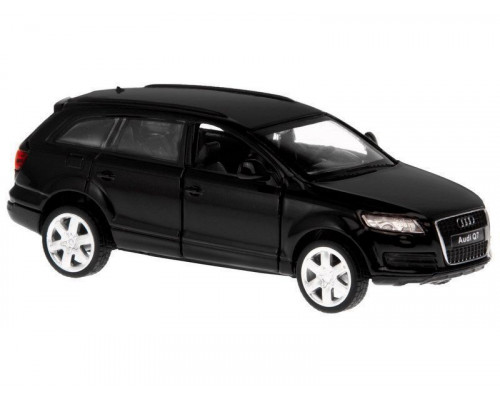 Машина АВТОПАНОРАМА Audi Q7, черный, 1/43, инерция, откр. двери, в/к 17,5*12,5*6,5 см