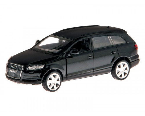 Машина АВТОПАНОРАМА Audi Q7, черный, 1/43, инерция, откр. двери, в/к 17,5*12,5*6,5 см