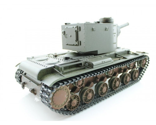 Радиоуправляемый танк Torro КВ-2 1/16 СССР, зеленый, ИК-пушка, деревянная коробка V3.0 2.4G RTR