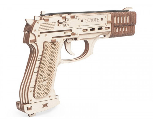 Деревянный конструктор Lemmo Пистолет Койот, 71 деталь