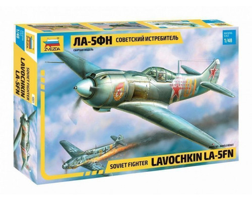 Сборная модель ZVEZDA Советский истребитель Ла-5ФН, 1/48