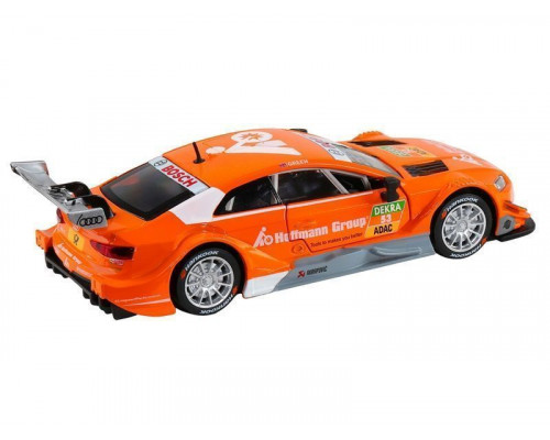 Машина АВТОПАНОРАМА Audi RS 5 DTM,оранжевый, 1/32, свет, звук, инерция, в/к 17,5*13,5*9 см