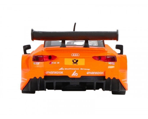 Машина АВТОПАНОРАМА Audi RS 5 DTM,оранжевый, 1/32, свет, звук, инерция, в/к 17,5*13,5*9 см