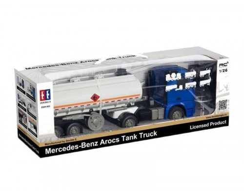 Радиоуправляемый тягач с цистерной Double Eagle Mercedes-Benz Actros 1/26 2.4G RTR