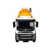 Машина АВТОПАНОРАМА Volvo бетономешалка, белый, 1/50, свет, звук, в/к 28*14*10 см