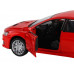 Машина АВТОПАНОРАМА Mitsubishi Lancer Evolution, 1/32, красный, свет, звук, в/к 17,5*12,5*6,5 см